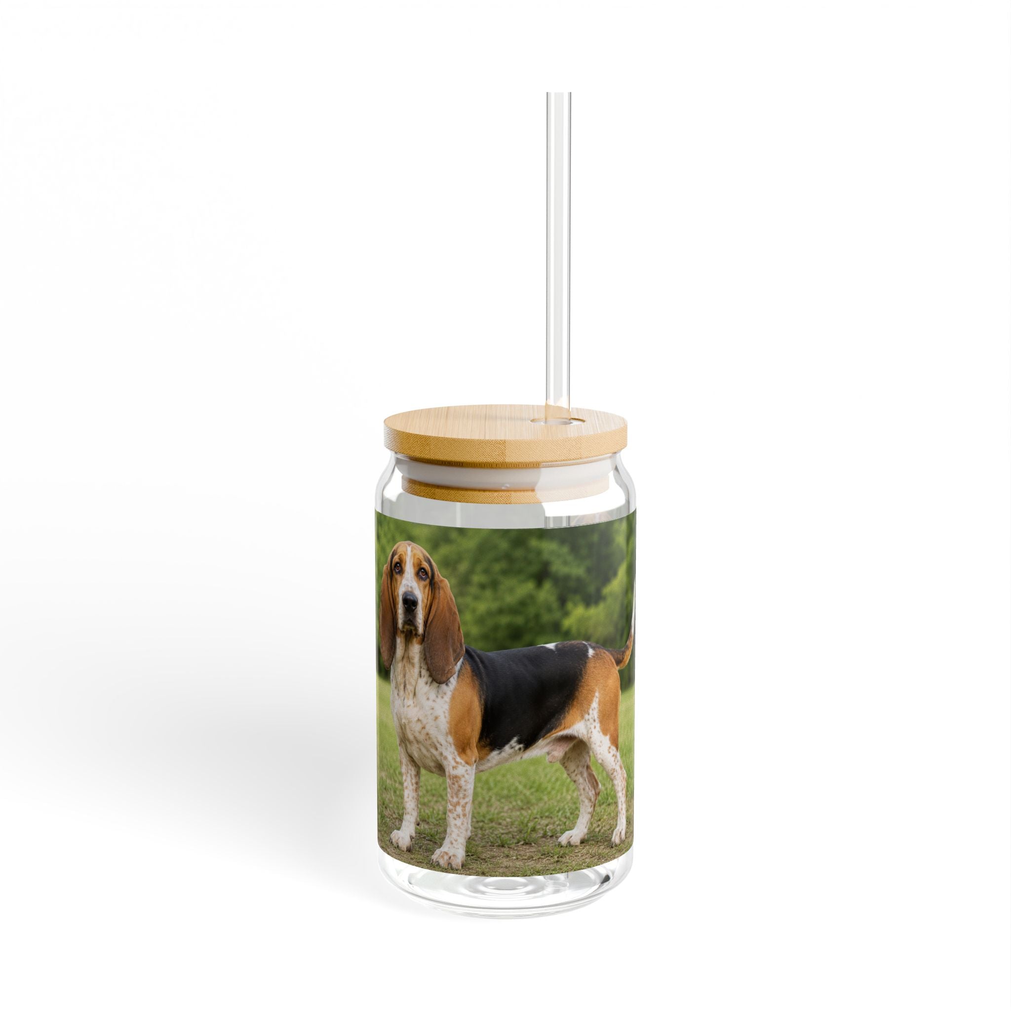 Sipper Glass – 16oz Clear Straw Tumbler