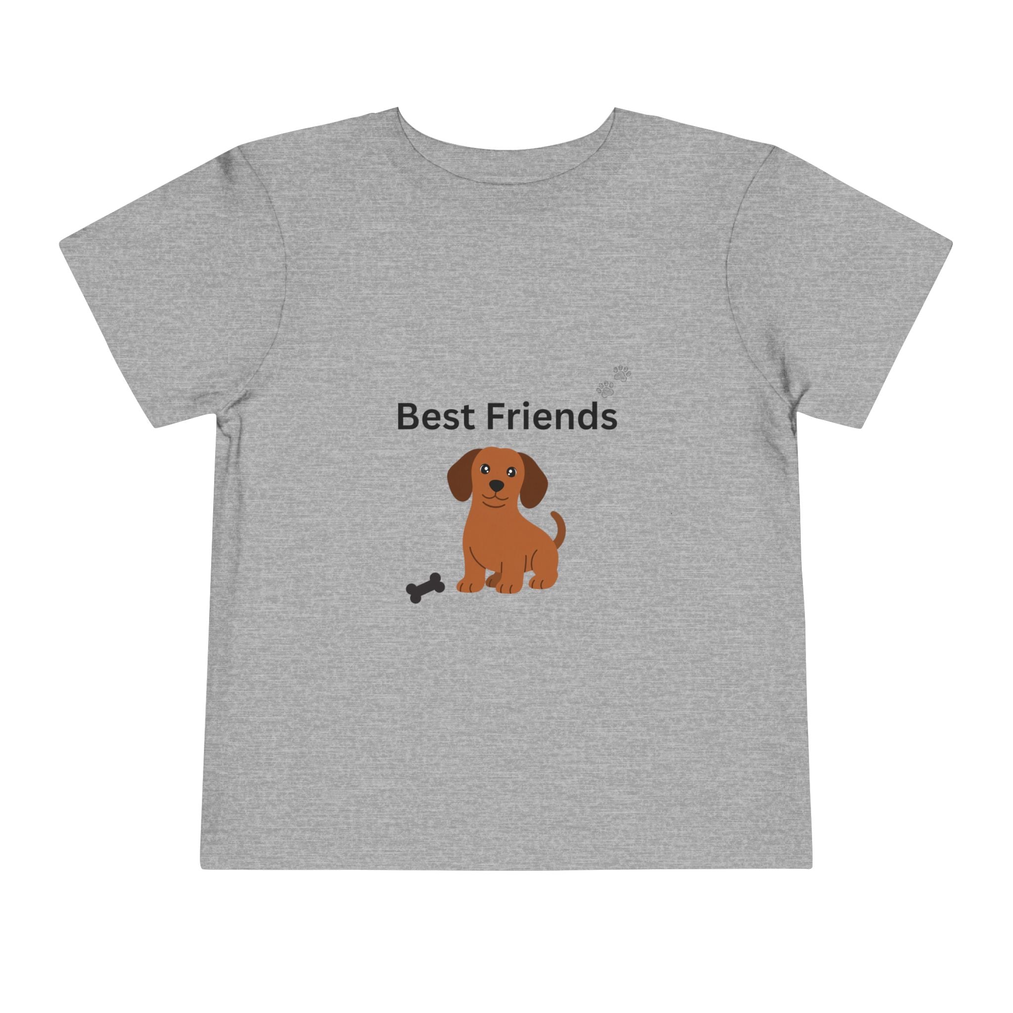 Toddler Tee — "Best Friends" Puppy Dog Graphic