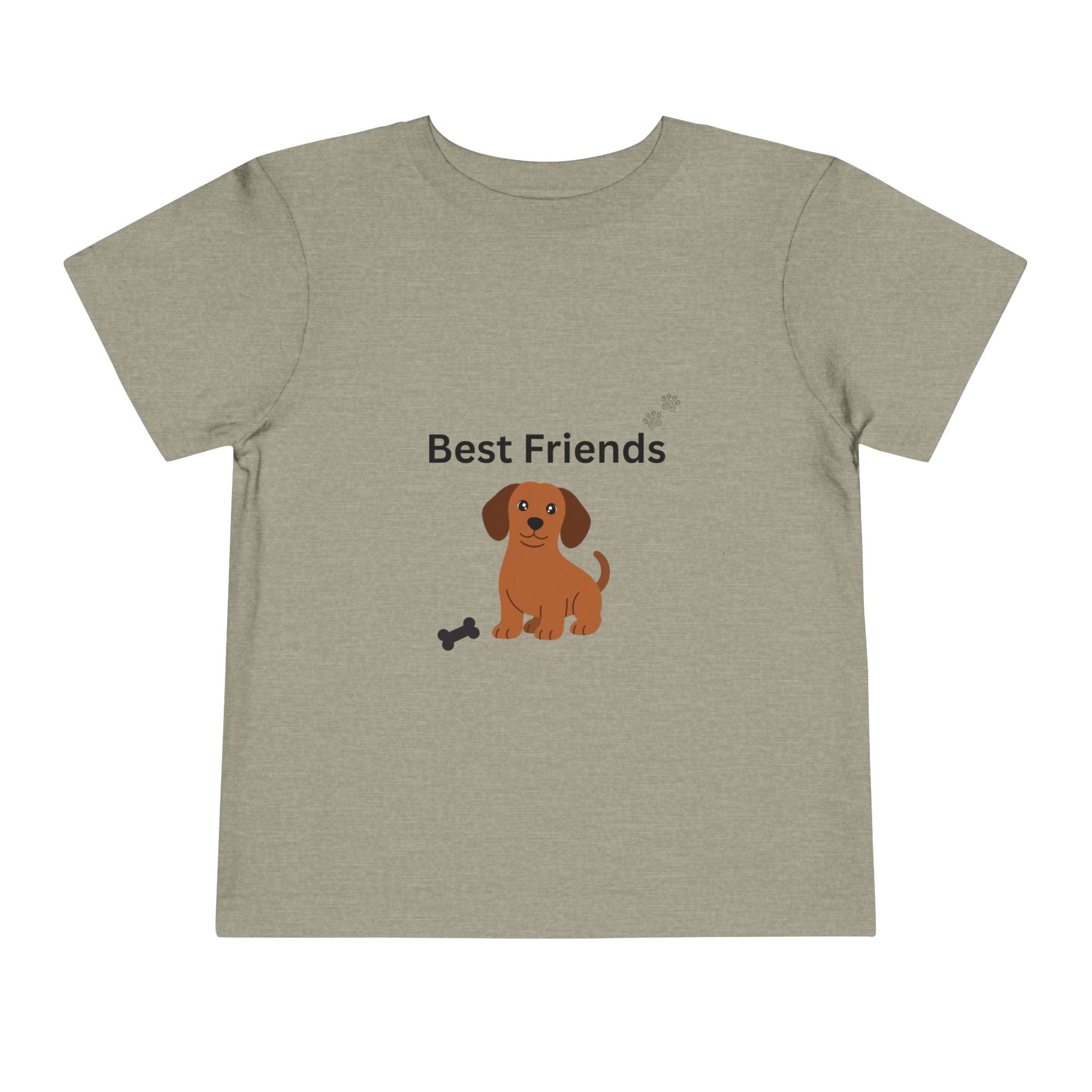 Toddler Tee — "Best Friends" Puppy Dog Graphic
