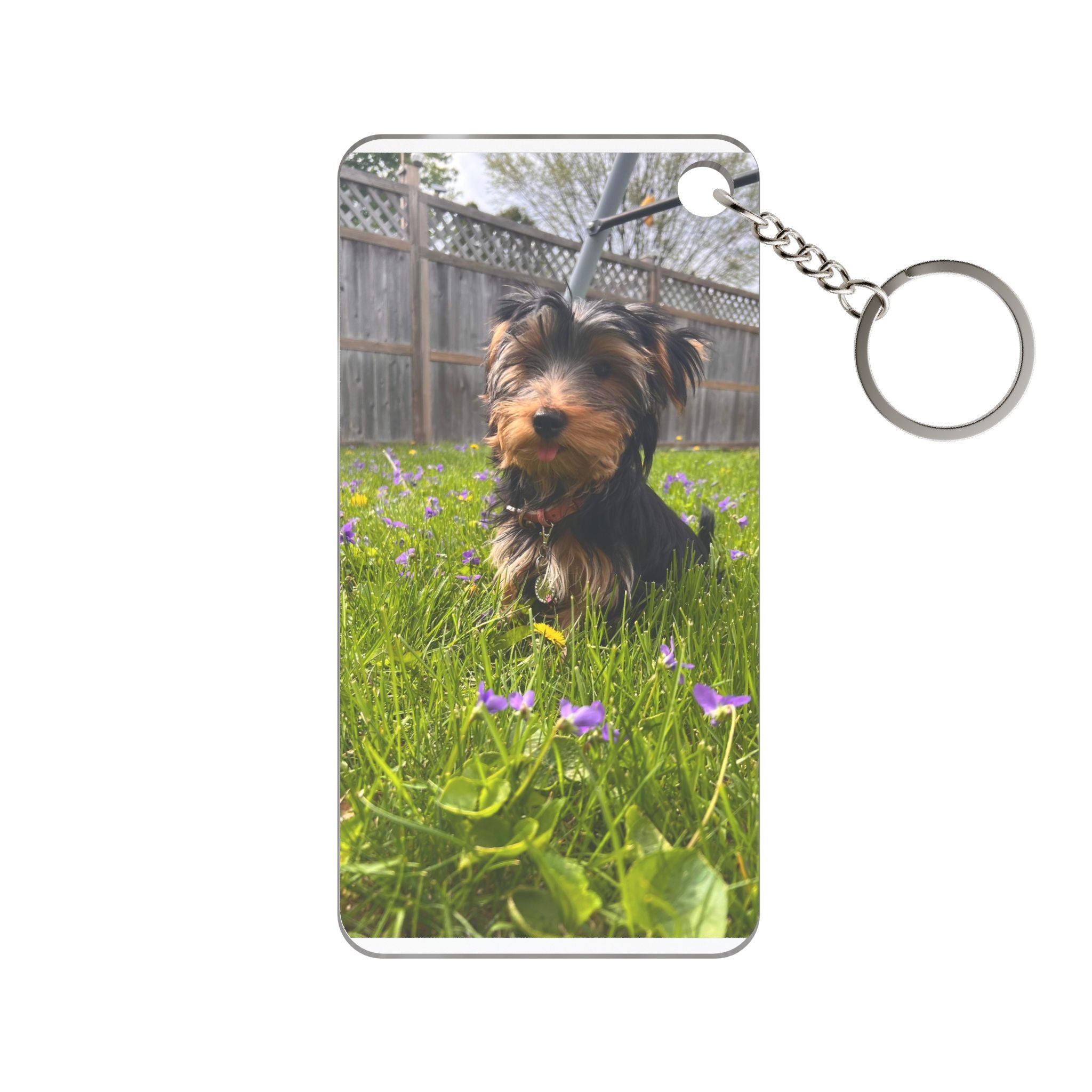 Personalized Photo Keychain Charm