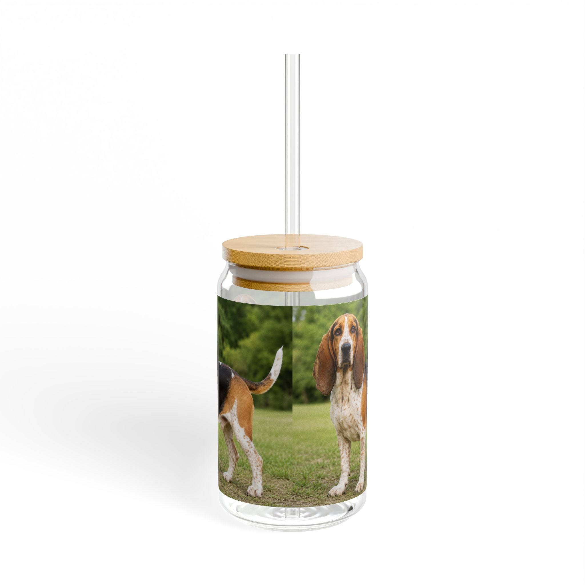 Sipper Glass – 16oz Clear Straw Tumbler