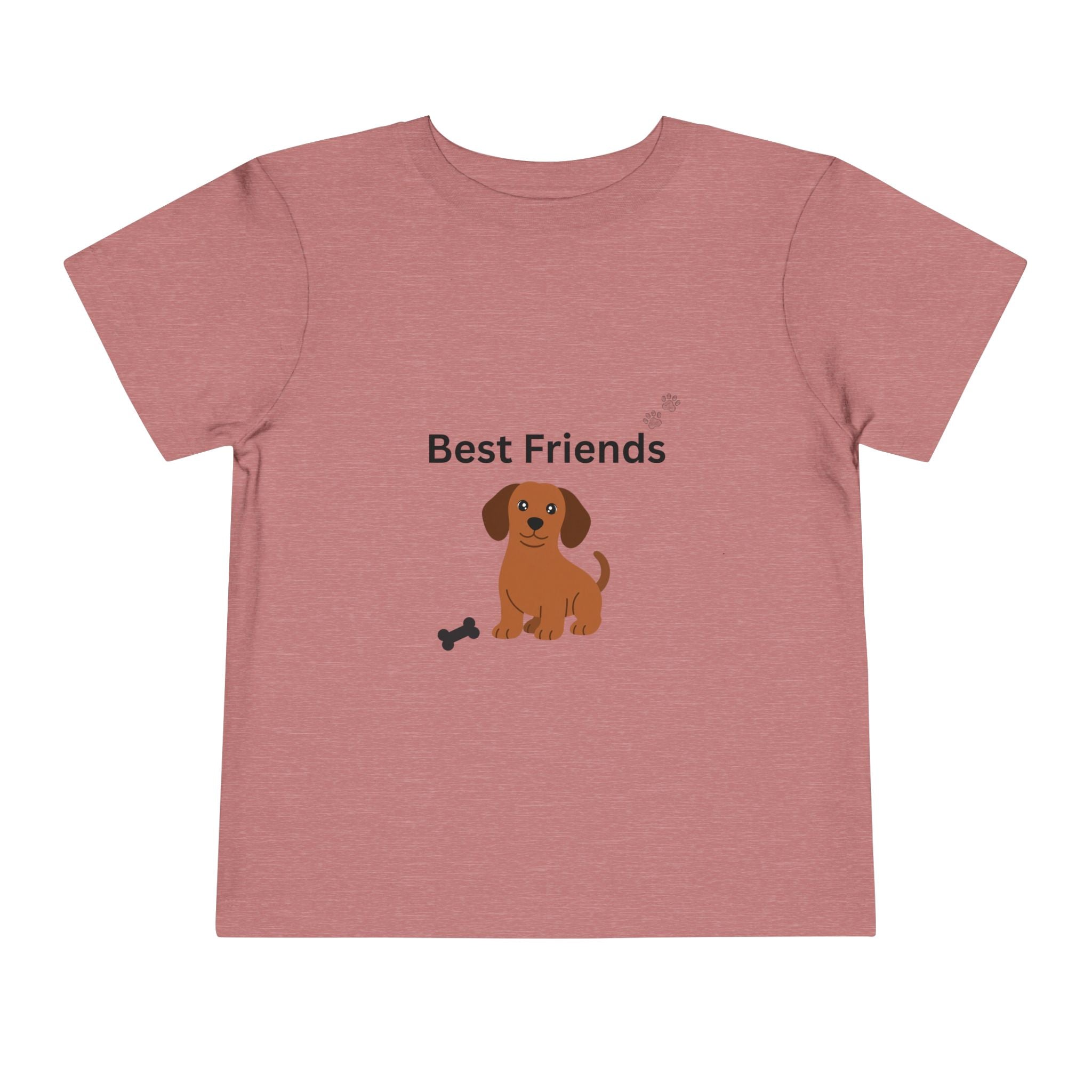 Toddler Tee — "Best Friends" Puppy Dog Graphic