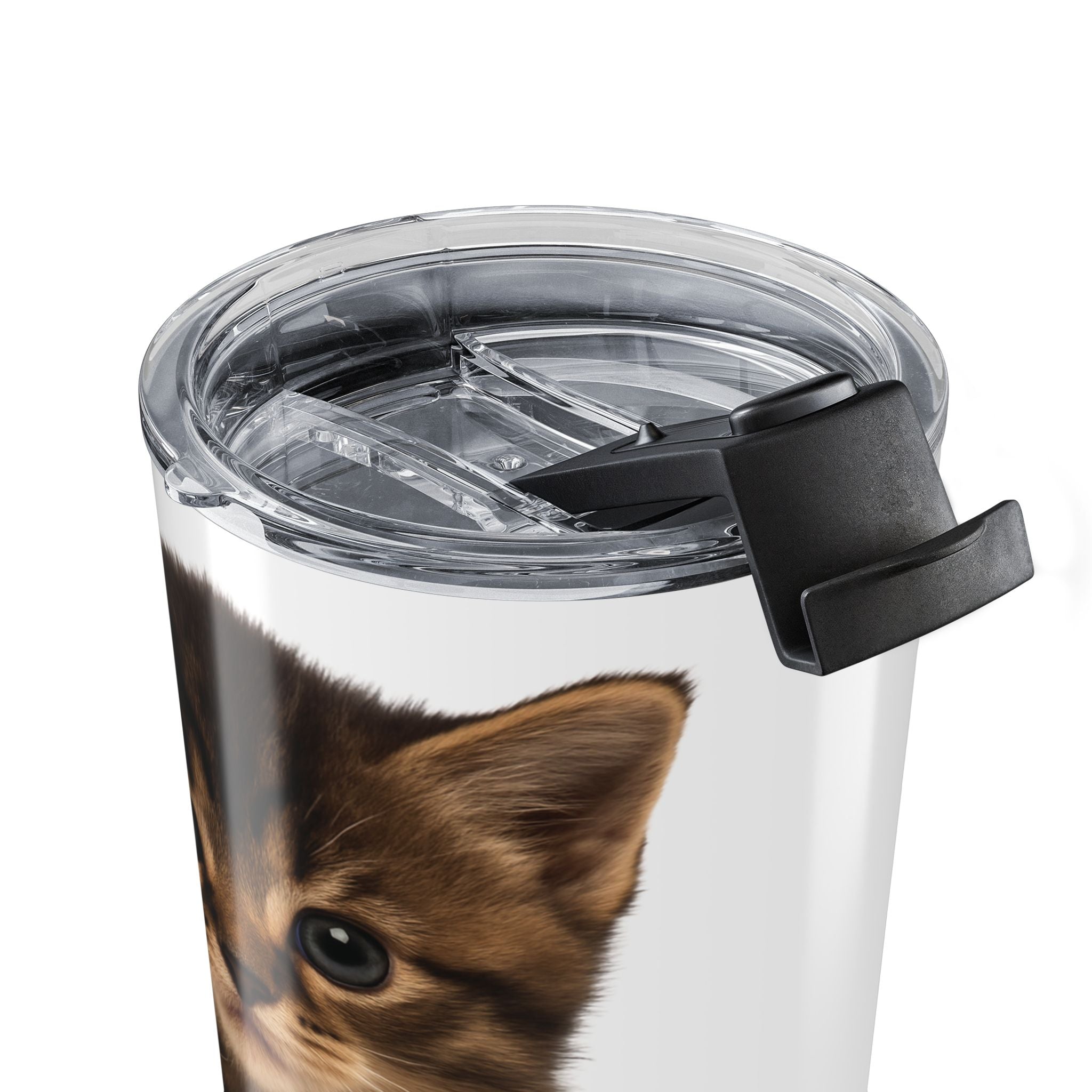 20oz Puppy Tumbler – Cute Brown Puppy Travel Mug, Dog Lover Gift