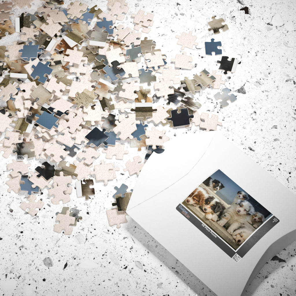Puppies Jigsaw Puzzle — 252/520/1014-Piece Game