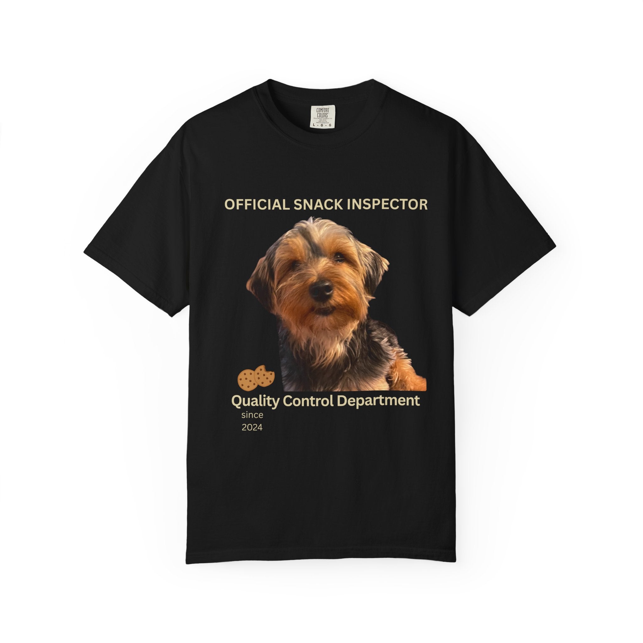 Official Snack Inspector T-Shirt – Cute Dog Quality Control Department Tee