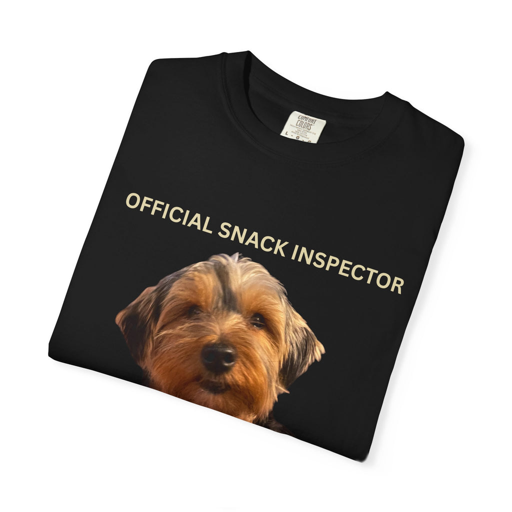 Official Snack Inspector T-Shirt – Cute Dog Quality Control Department Tee
