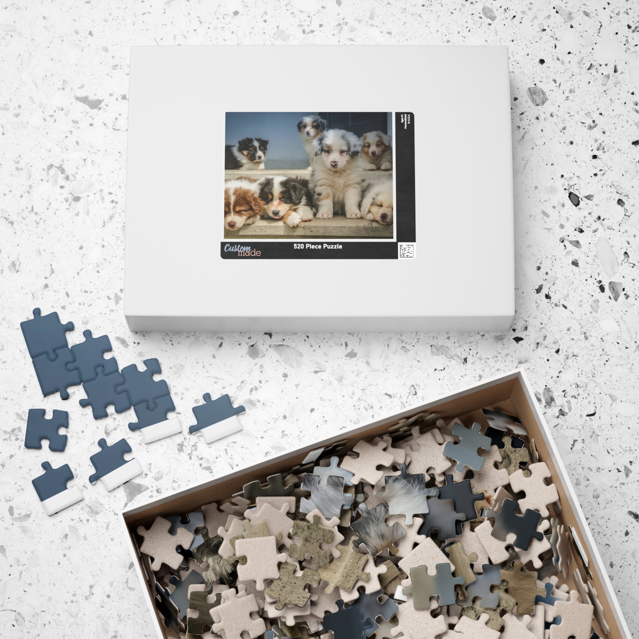 Puppies Jigsaw Puzzle — 252/520/1014-Piece Game