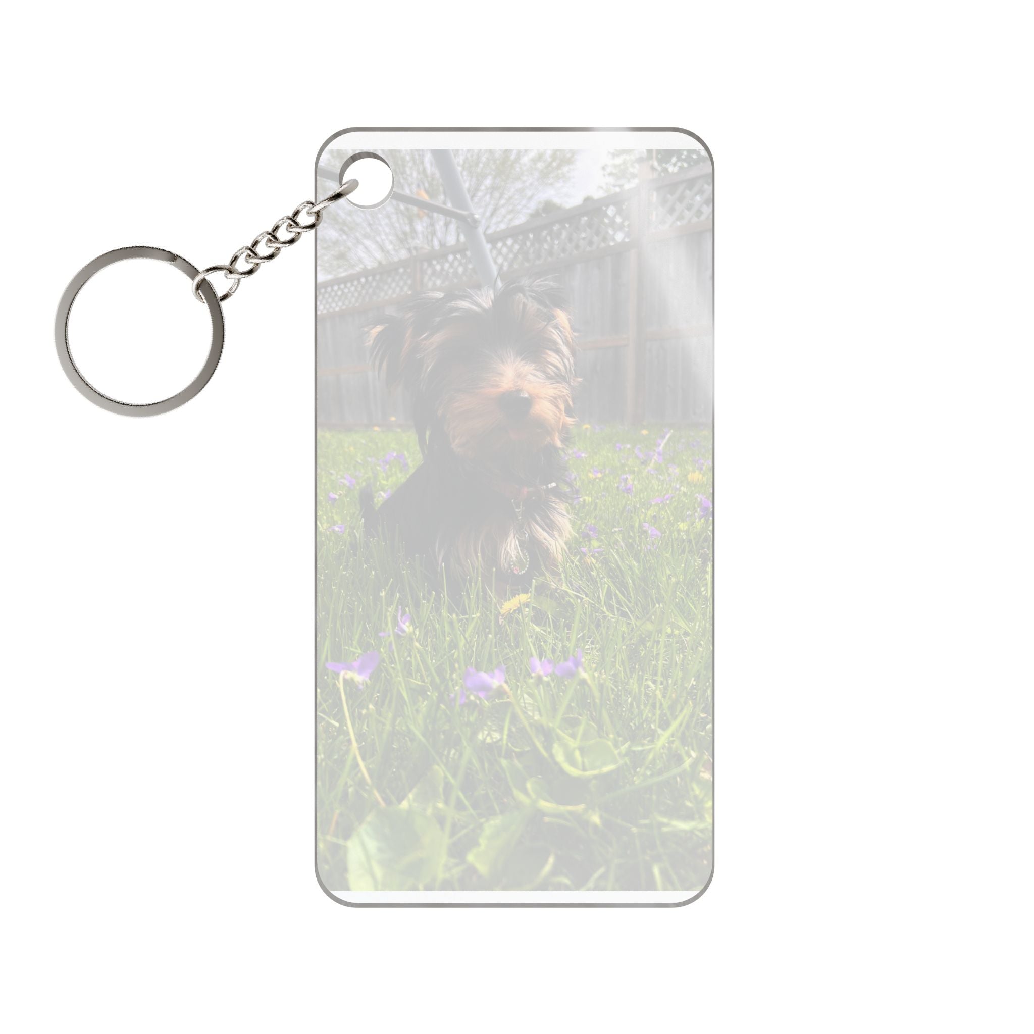 Personalized Photo Keychain Charm