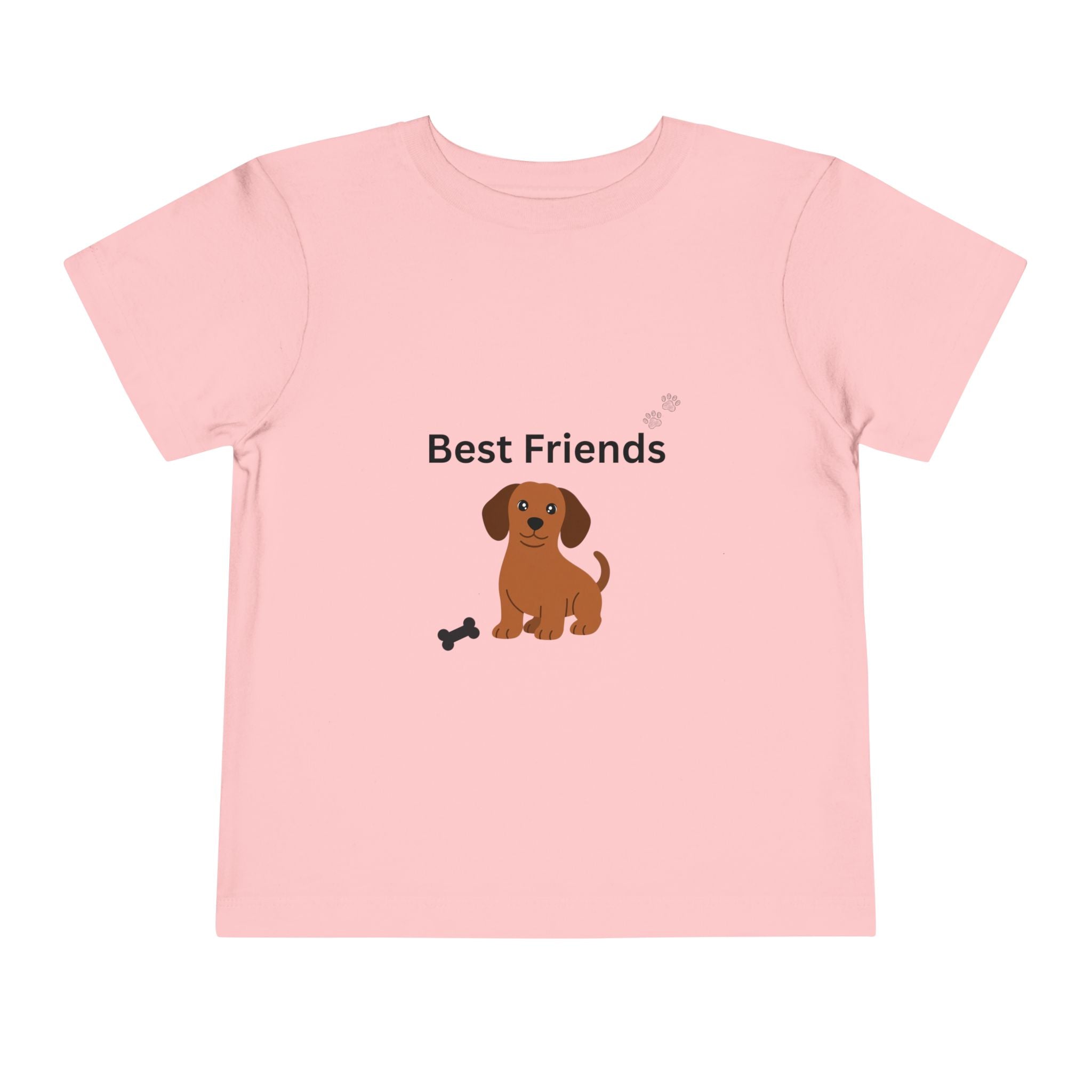 Toddler Tee — "Best Friends" Puppy Dog Graphic
