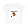 Toddler Tee — "Best Friends" Puppy Dog Graphic